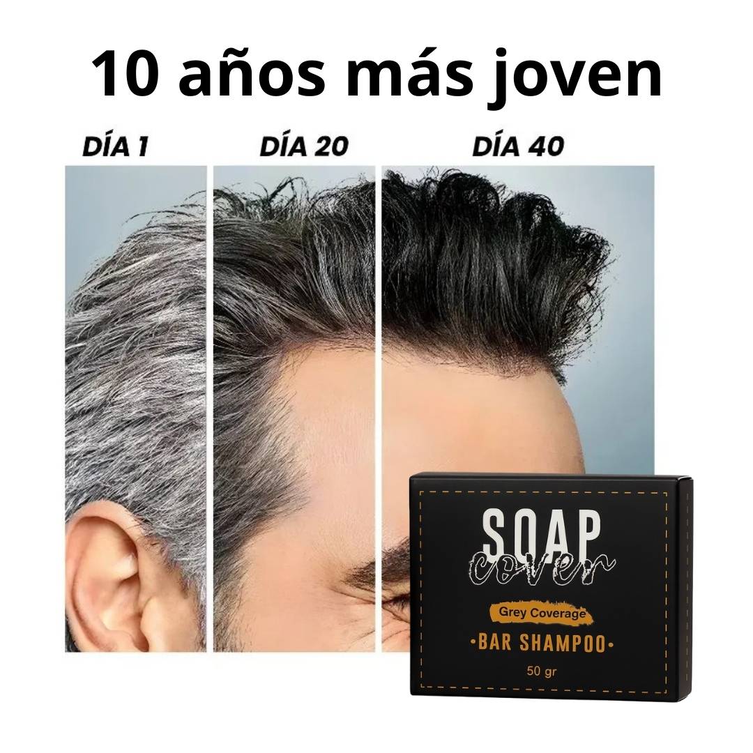 Soap Cover™ – Para barba, cejas y cabello más oscuros