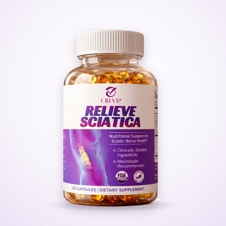 1 frasco de Relieve Sciatica, 120 cápsulas blandas