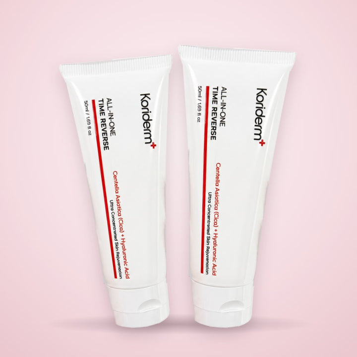 2 tubos de Koriderm ALL-IN-ONE Time Reverse de 50 ml