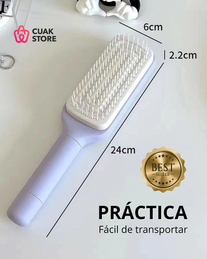 Cepillo SelfClean™ — El cepillo que se limpia solo y deja tu cabello sin frizz