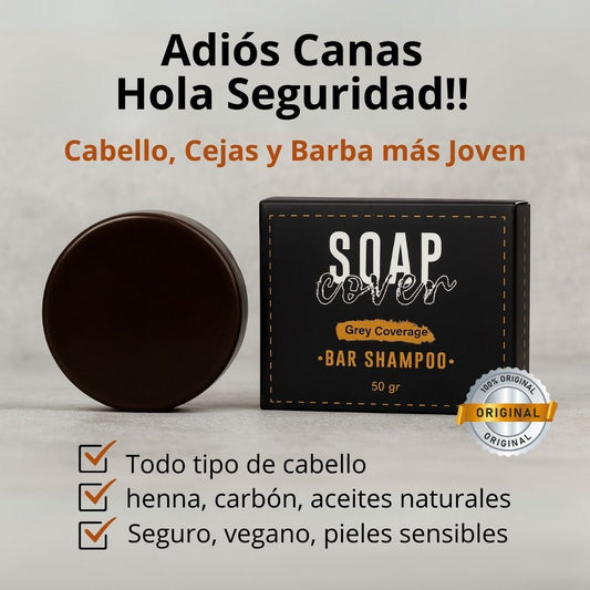 Soap Cover™  – Para barba, cejas y cabello más oscuros