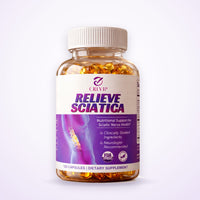 1 frasco de Relieve Sciatica, 120 cápsulas blandas