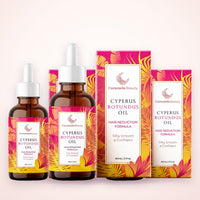 3 frascos de aceite de cyperus de 60 ml con sus cajas