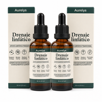Dos frascos de Aurelys Drenaje Linfático con sus cajas