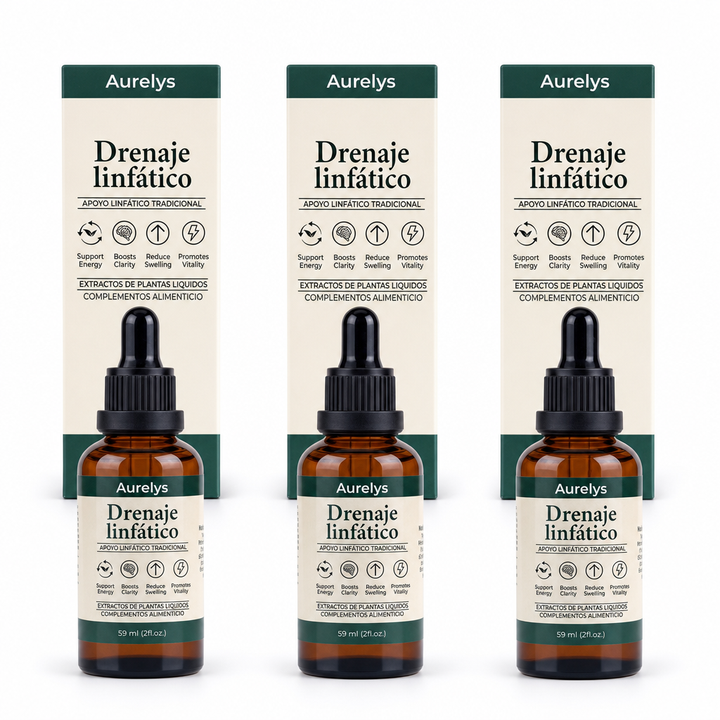 Pack de 3 frascos de Aurelys Drenaje Linfático