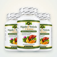 3 frascos de Hígado y Vesícula Cleanse