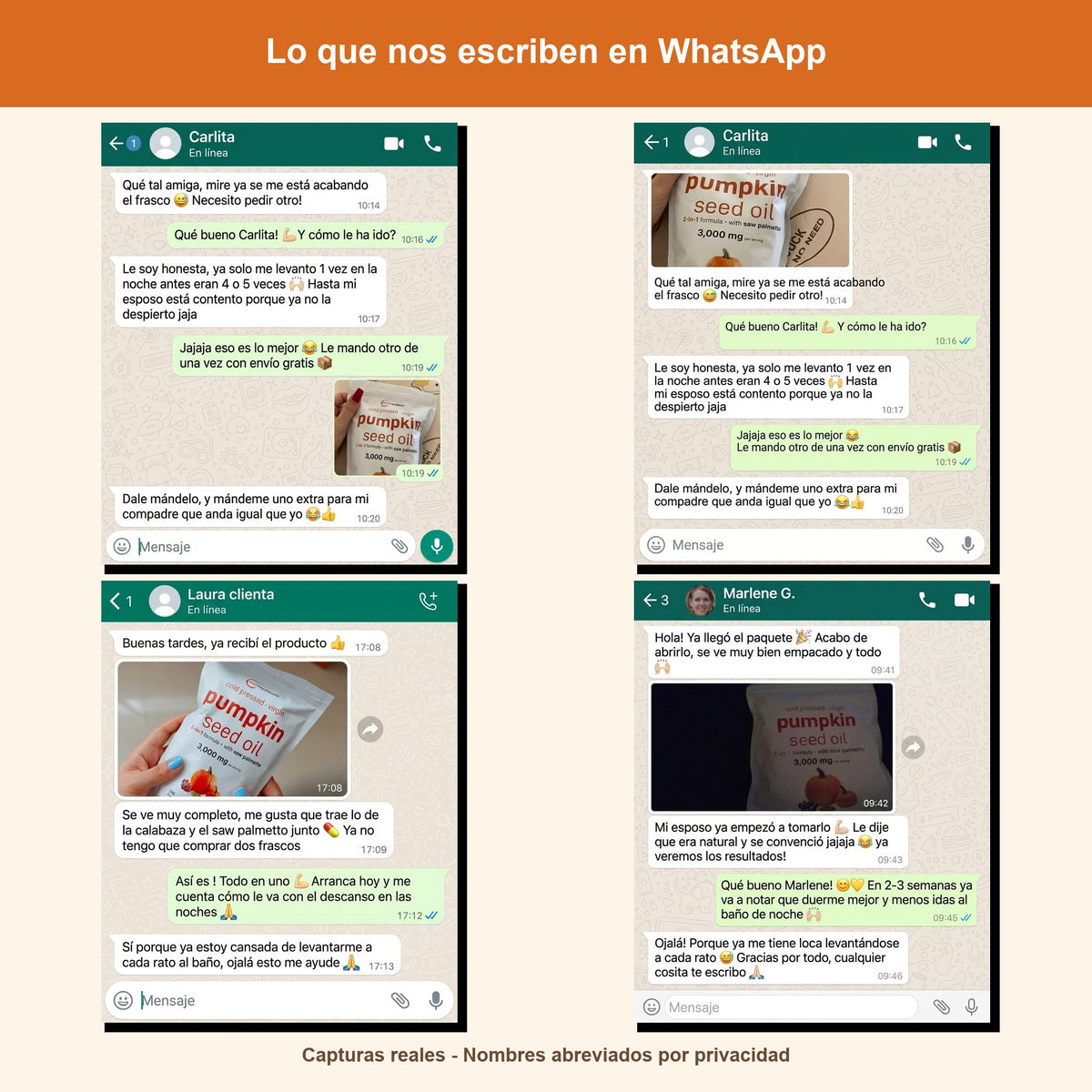 Lo que nos escriben en WhatsApp