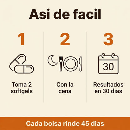 Asi de facil: 3 pasos para usar