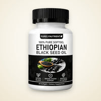 1 frasco de Ethiopian Black Seed Oil, 60 cápsulas blandas